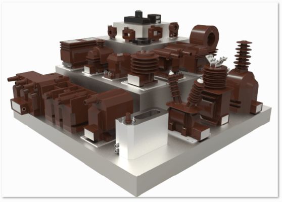 50/60HZ فرکانس نامی ترانسفورماتور جریان ولتاژ پایین با جریان نامی ثانویه 1A